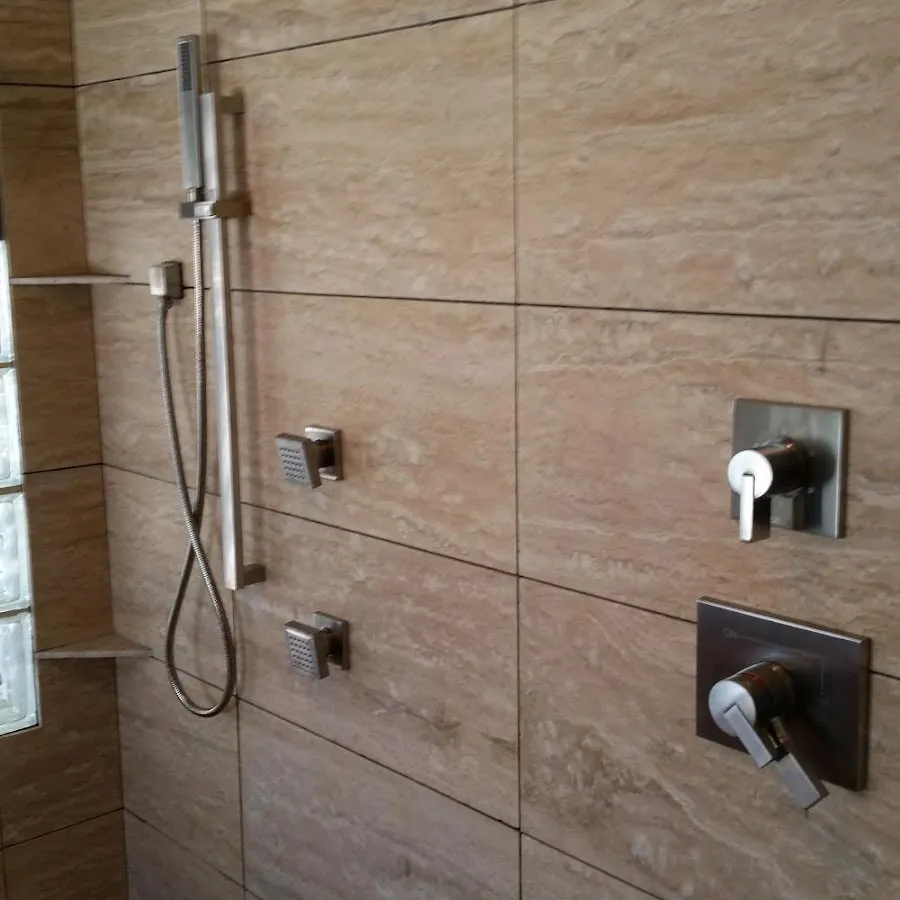 Shower fixture installation for Water Heater Installation in Hempstead